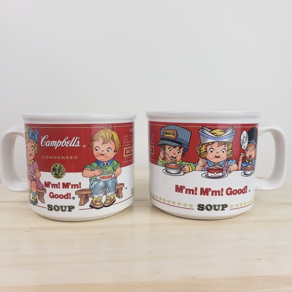 Set of 2 Vintage 1999 Campbells Soup Kids Mug Bowl ~Mm! Mm! Good! - Picture 2 of 14